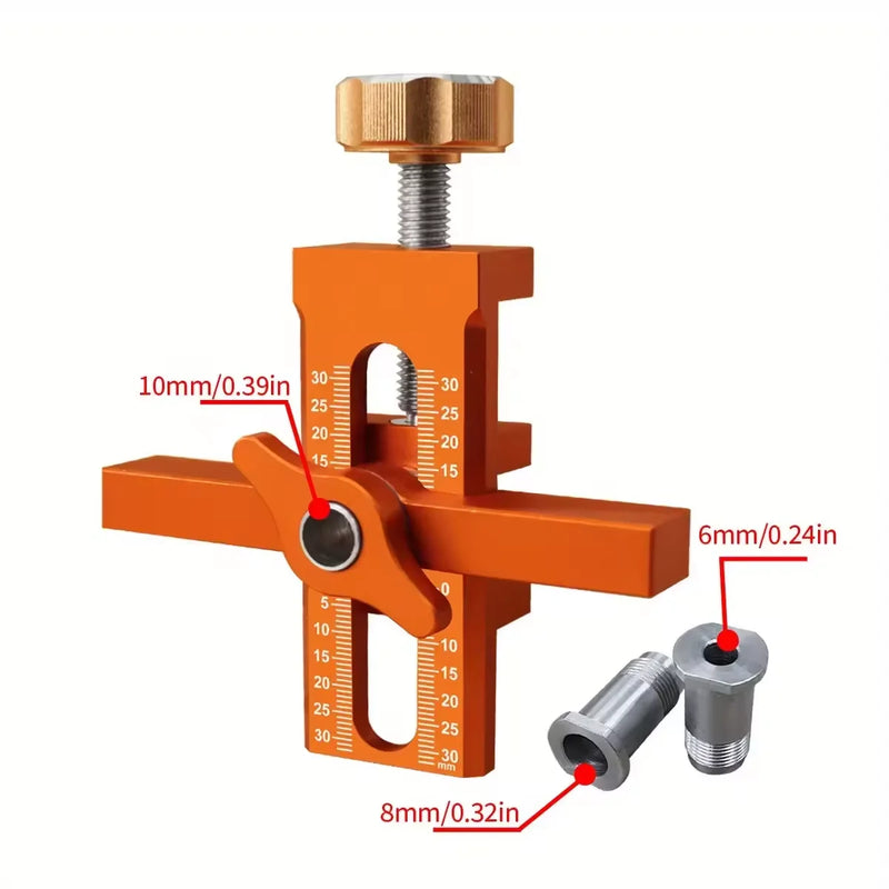 Cabinet Door Installation Jig — 2-in-1 Bidirectional Scale Drilling & Rebounding Positioning Tool, 3 Kit Options