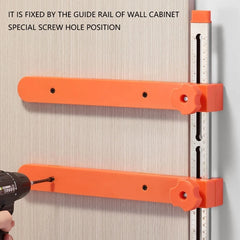 Drawer Slide Installation Jig — Adjustable Toggle Clamp Cabinet Hardware Jig with Scale Markings