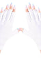UV Gloves for Nail Lamp,Professional UPF50+ UV Protection Gloves for Manicures Nail Art,Fingerless Gloves That Shield Skin
