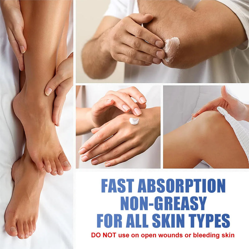 2PCS 60% Urea Cream for Hand & Foot, Suitable for Dry Hand & Foot，Moisturizing Cream Rich in Salicylic Acid and Glycerin