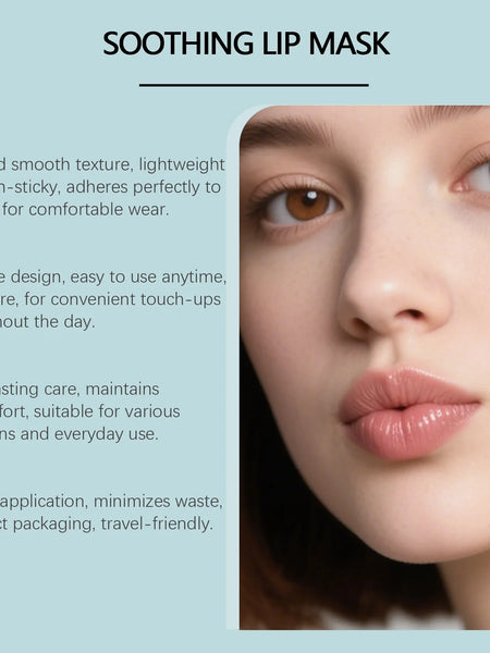 Moisturizing Lip Mask Gentle hydration to nourish and soften lips, making them smooth and delicate; suitable for daily use