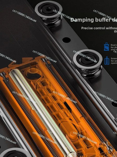 Invisible Damping Drawer Track for Jewelry Display Cabinet — Soft-Close Bottom-Mounted Slide