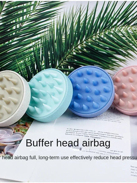 Head Cleansing and Massage Wet and Dry Scalp Massage Brush Soft Massage Cushioned Airbag Non-invasive Scalp Deep Conditioning