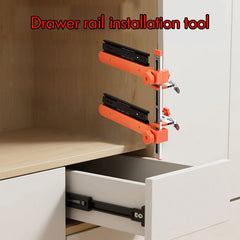 Drawer Slideway Track Installation Aid — Fast Retaining Clip Tool for Cupboard & Cabinet Drawer Fitting