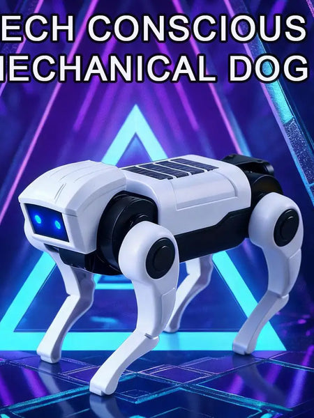 Cartoon DIY Assembly Dog Rc Robot Remote Control Mechanical Toy Science Teaching Assembling Model Electric Toys Kids Gifts