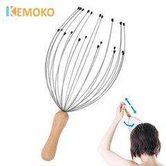Head Massager Head Scratching Octopus Scalp Pet Head Massage Non Soul Extractor Divine Tool Extracting Healthy Hair Itch Relieve