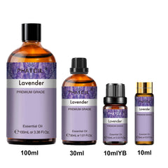 PHATOIL 1PCS Vanilla Peppermint Bergamot Eucalyptus Essential Oil 10ml/30ml/100ml Natural Plant Aromatherapy Essential Oils
