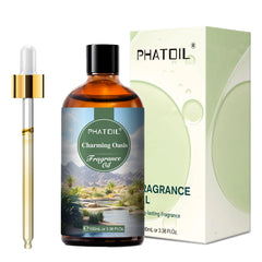 PHATOIL 100ml Oud Warmth Fragrance Oil For Diffuser Aromatherapy White Santa Teakwood Vanilla Amber Japanese Magnolia Aroma Oils