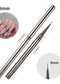 6/9/12/15/18mm Nail Art Liner Brush Metal Handle Painting Acrylic French Stripe Drawing Pen UV Gel Polish Nail Art Manicure Tool