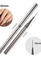 6/9/12/15/18mm Nail Art Liner Brush Metal Handle Painting Acrylic French Stripe Drawing Pen UV Gel Polish Nail Art Manicure Tool