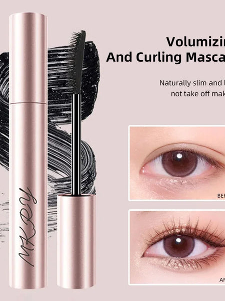 Black Mascara Eyelashes Mascara Silky Eyelashes Lengthening Eyelashes Makeup Waterproof Mascara Volume Eye Cosmetics