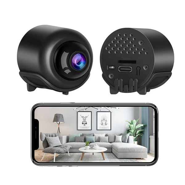 1080P HD Mini WiFi Camera Indoor Safety Security Surveillance Baby Monitor Night Vision Camcorder IP Cam Audio Video Recorder