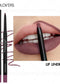 1PC Vibrant Colors Lipner Pen  Colorfast, Easy to Color, Waterproof, Lip Liner, Not Sticky, Lightness, Portable Travel Makeup