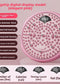 Intelligent Counting Foot Massager Turntable Massage Shiatsu Board Waist Twisting Disc Type-C Charging Magnetic Acupressure Mat