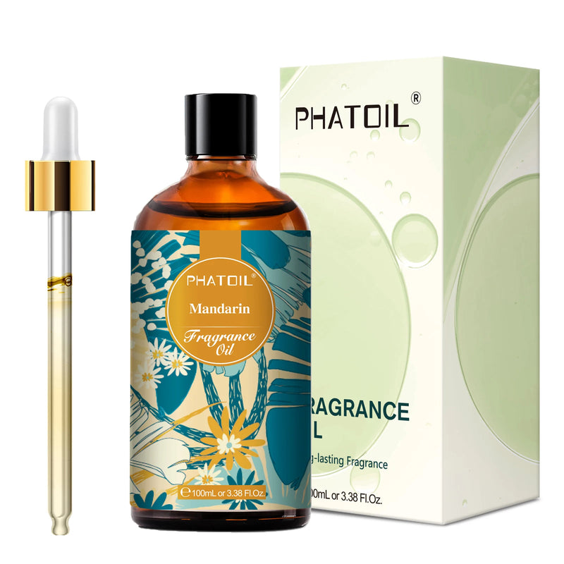 PHATOIL 100ml Oud Warmth Fragrance Oil For Diffuser Aromatherapy White Santa Teakwood Vanilla Amber Japanese Magnolia Aroma Oils
