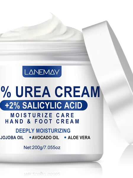 2PCS 60% Urea Cream for Hand & Foot, Suitable for Dry Hand & Foot，Moisturizing Cream Rich in Salicylic Acid and Glycerin
