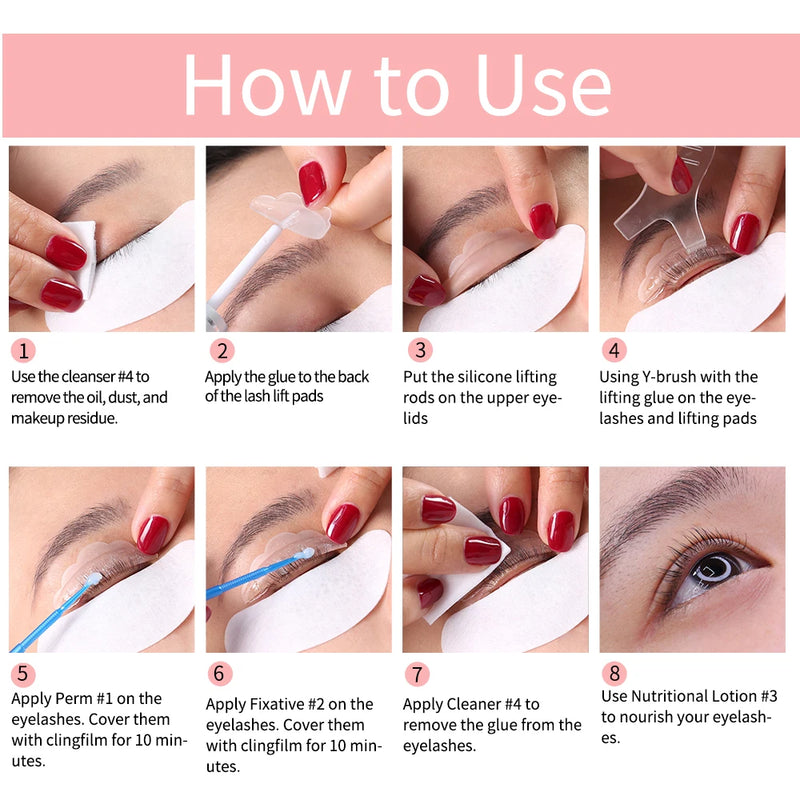 ICONSIGN Lash Lift Kit Lifiting Eyelash Enhancer Calia Set Lashes Perm Eyes Makeup Tools Can Do Your Logo