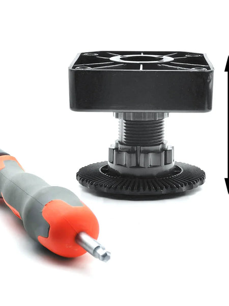 Adjustable Cabinet Leg Levelling Wrench — Telescopic Support Tool for Furniture Assembly & Installation