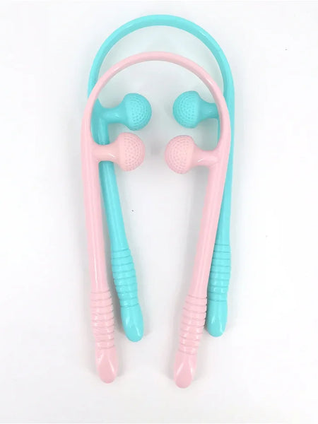 Neck Massage Tool Pressure Point Therapy Pressure Relieve Hand Roller Massage Neck Shoulder Dual Trigger Point Self Massager