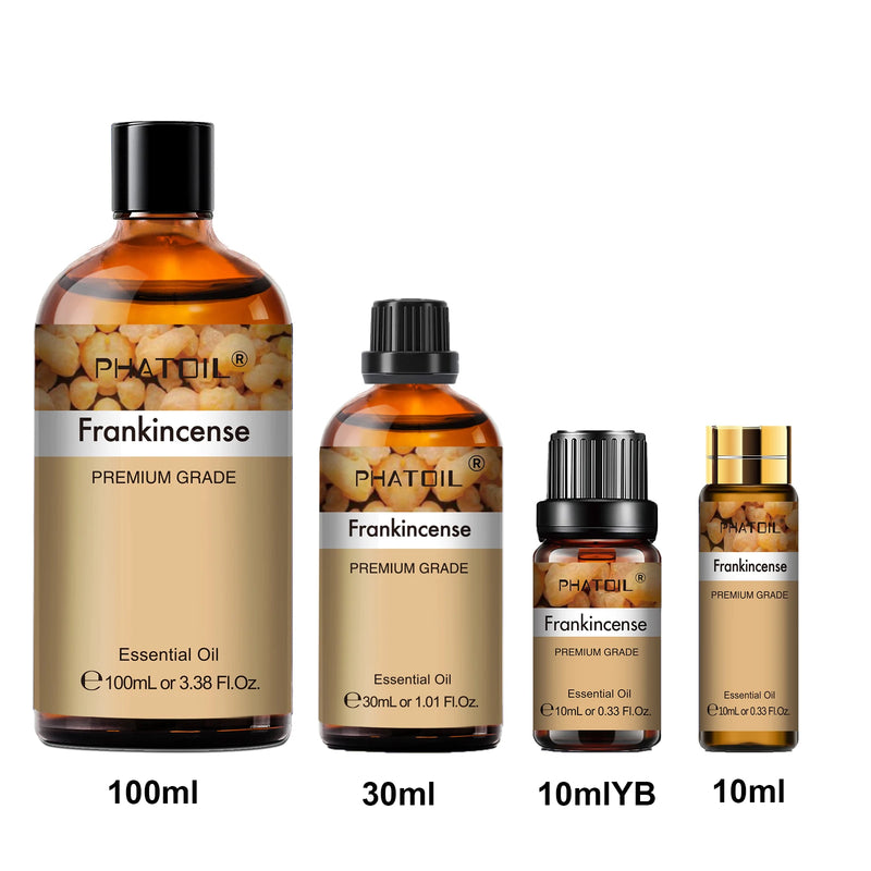 PHATOIL 1PCS Vanilla Peppermint Bergamot Eucalyptus Essential Oil 10ml/30ml/100ml Natural Plant Aromatherapy Essential Oils