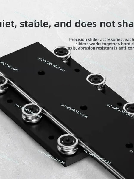 Invisible Damping Drawer Track for Jewelry Display Cabinet — Soft-Close Bottom-Mounted Slide