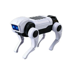 Cartoon DIY Assembly Dog Rc Robot Remote Control Mechanical Toy Science Teaching Assembling Model Electric Toys Kids Gifts