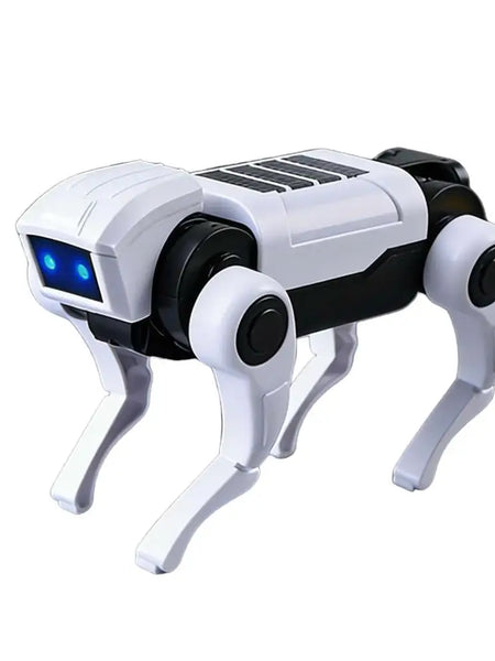 Cartoon DIY Assembly Dog Rc Robot Remote Control Mechanical Toy Science Teaching Assembling Model Electric Toys Kids Gifts