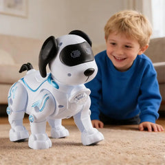 1Piece Intelligent Music Robot Dog Programmable Smart Walking Dancing Kids Birthday Gift for Kids Boys Girls