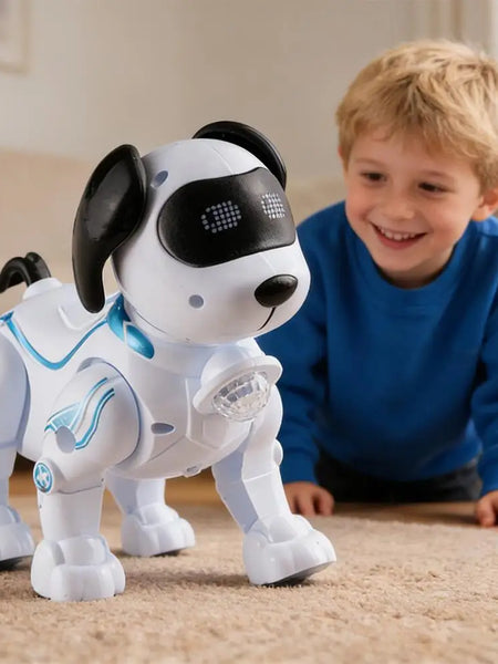 1Piece Intelligent Music Robot Dog Programmable Smart Walking Dancing Kids Birthday Gift for Kids Boys Girls