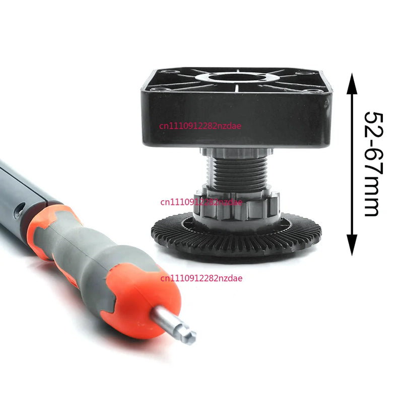 Adjustable Cabinet Leg Levelling Wrench — Telescopic Support Tool for Furniture Assembly & Installation
