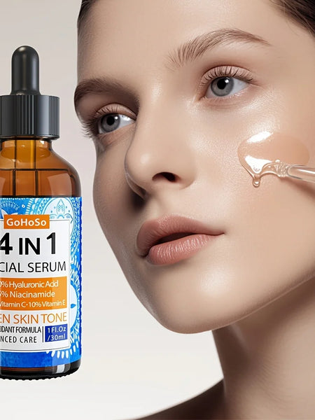 ENVISHA 4 In 1 Face Serum Hyaluronic Acid Niacinamide Vitamin Anti-Aging Anti-wrinkle Deep Moisturizing Firming Skin Care