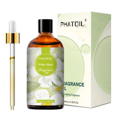PHATOIL 100ml Oud Warmth Fragrance Oil For Diffuser Aromatherapy White Santa Teakwood Vanilla Amber Japanese Magnolia Aroma Oils