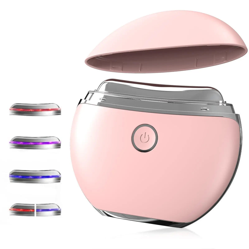 Face Skin Care Machine Electric Scraping Instrument Neck Face Lift EMS Micro Current Vibration Heating Household Beauty Device