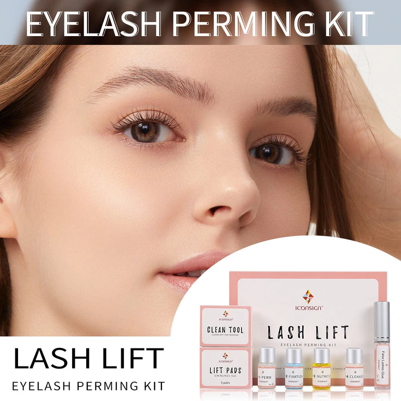 ICONSIGN Lash Lift Kit Lifiting Eyelash Enhancer Calia Set Lashes Perm Eyes Makeup Tools Can Do Your Logo
