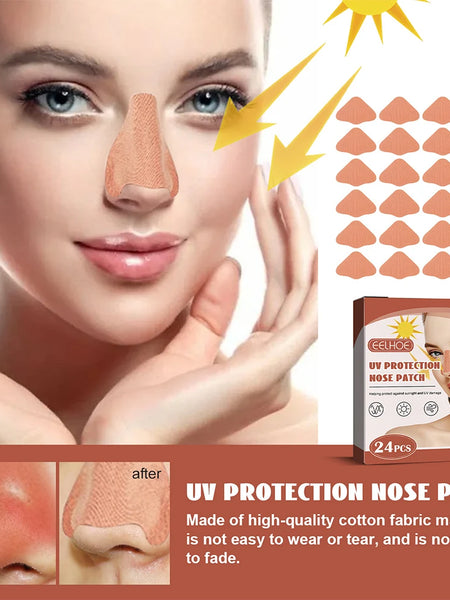 Outdoor UV Cut Eye Patch Nose Sunscreen Nose Patch Sunscreen Mask Soothing Sunscreen Face Protector Anti Sun For Skin Care