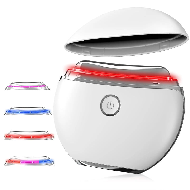 Face Skin Care Machine Electric Scraping Instrument Neck Face Lift EMS Micro Current Vibration Heating Household Beauty Device