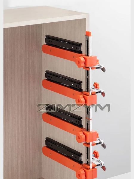 Drawer Slideway Track Installation Aid — Fast Retaining Clip Tool for Cupboard & Cabinet Drawer Fitting