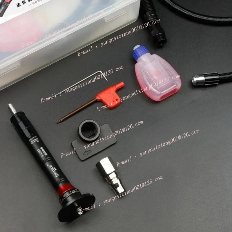 AX207 Mini Pneumatic Chamfering Machine — 45° Handheld Metal Deburring & Corner Chamfer Tool