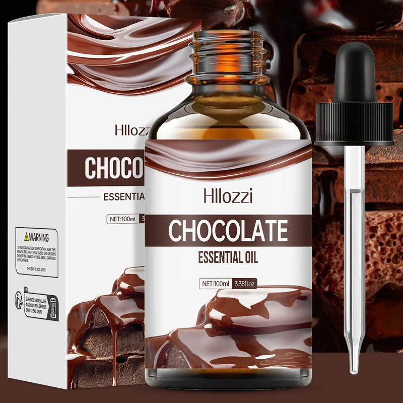 Chocolate essential oil is suitable for skin care, bath and aromatherapy diffusers and is suitable for all skin types.