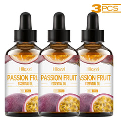 Hllozzi Passion Fruit Aromatherapy Essential Oil with Glass Dropper for Skin Care, Massage, Home Aromatherapy, and Cleansing
