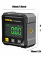 4-Side Magnetic Digital Angle Gauge with Laser — Electronic Protractor, Inclinometer & Slope Measuring Tool