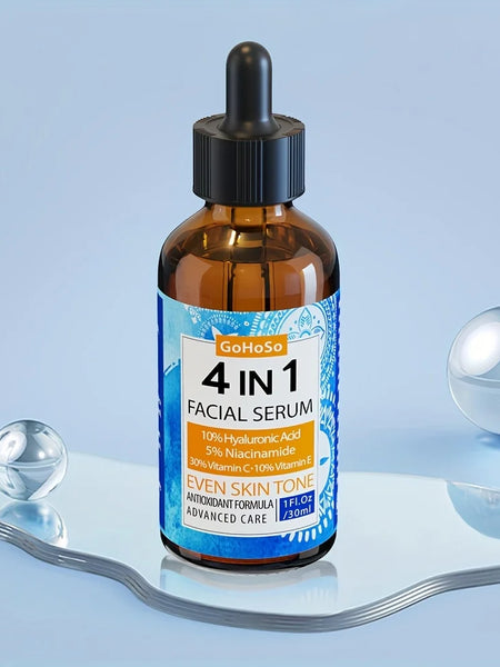 ENVISHA 4 In 1 Face Serum Hyaluronic Acid Niacinamide Vitamin Anti-Aging Anti-wrinkle Deep Moisturizing Firming Skin Care