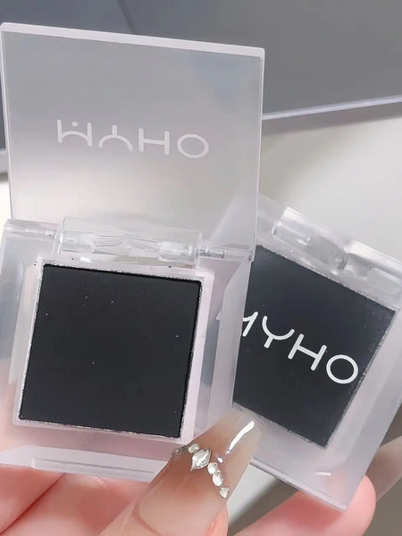 Monochrome Matte White Eyeshadow Makeup Waterproof Lasting Smoky Black Eye Makeup Natural Brighten Eyeshadow Highlighter Palette