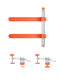 Drawer Slideway Track Installation Aid — Fast Retaining Clip Tool for Cupboard & Cabinet Drawer Fitting