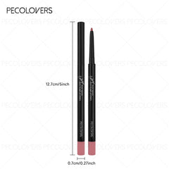 1PC Vibrant Colors Lipner Pen  Colorfast, Easy to Color, Waterproof, Lip Liner, Not Sticky, Lightness, Portable Travel Makeup