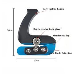 Woodworking Panel Cutter Wood Skin Hand Trimming Knife Straight Line Scraping Tool Trimming Tool