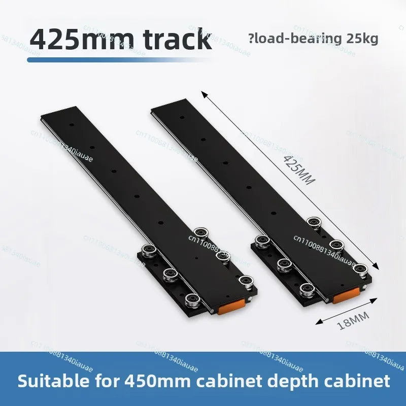 Invisible Damping Drawer Track for Jewelry Display Cabinet — Soft-Close Bottom-Mounted Slide