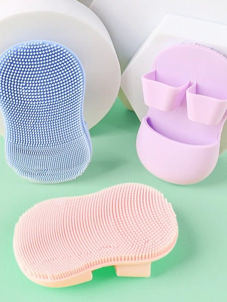 Soft Silicone Facial Cleansing Brush Face Exfoliator Blackhead Acne Removal Face Scrubber Manual Facial Cleansing Brush Skincare
