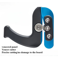 Woodworking Panel Cutter Wood Skin Hand Trimming Knife Straight Line Scraping Tool Trimming Tool