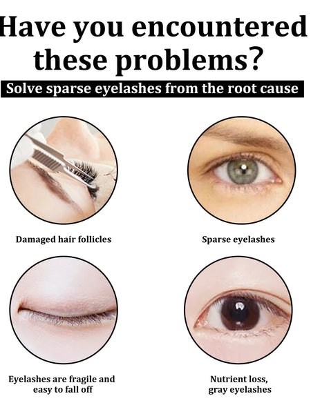 EELHOE Eyelash Enhancer Serum Extension Lash Eyebrow Fast Growth Longer Fuller Thicker Natural Curling Lash Lifting Makeup